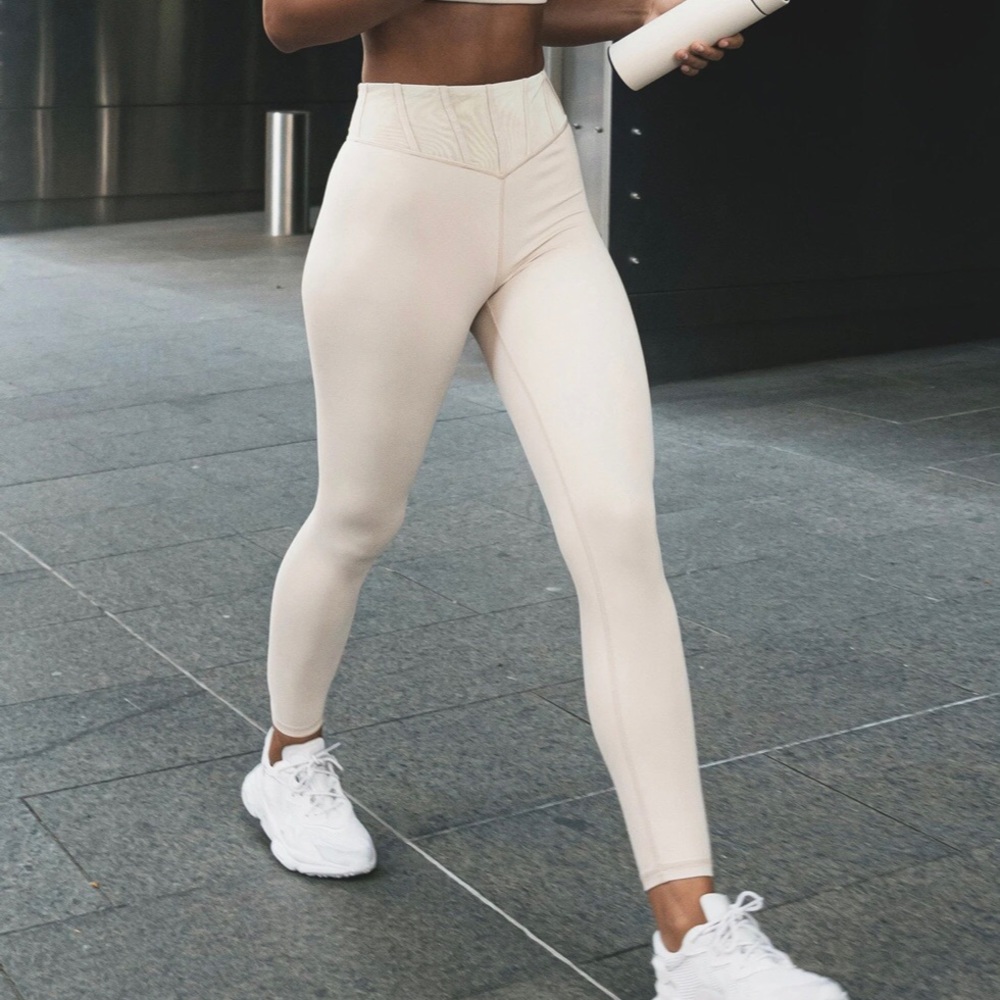 NWT Corseted high waisted leggings